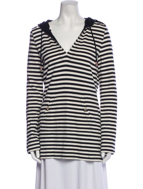 Tory Burch Striped V-Neck Tunic