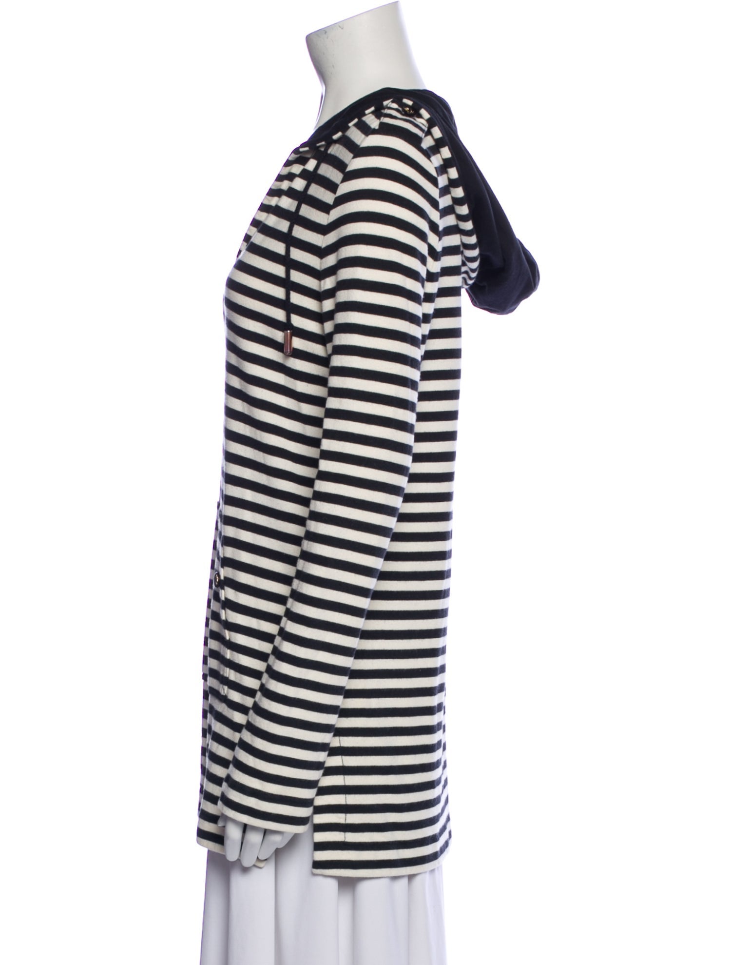 Tory Burch Striped V-Neck Tunic