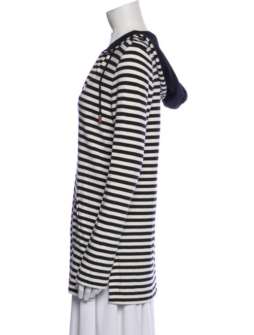 Tory Burch Striped V-Neck Tunic