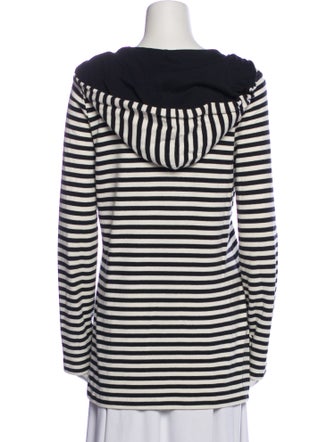 Tory Burch Striped V-Neck Tunic