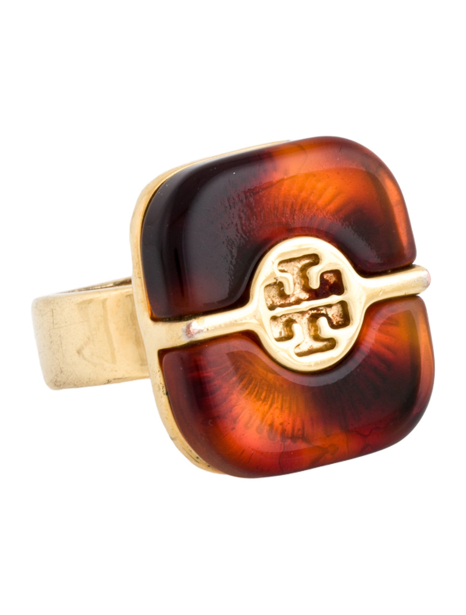Tory Burch Resin Cocktail Ring