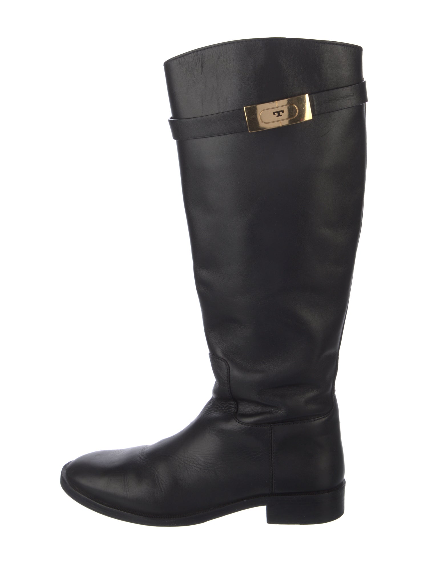 Tory Burch Leather Riding Boots