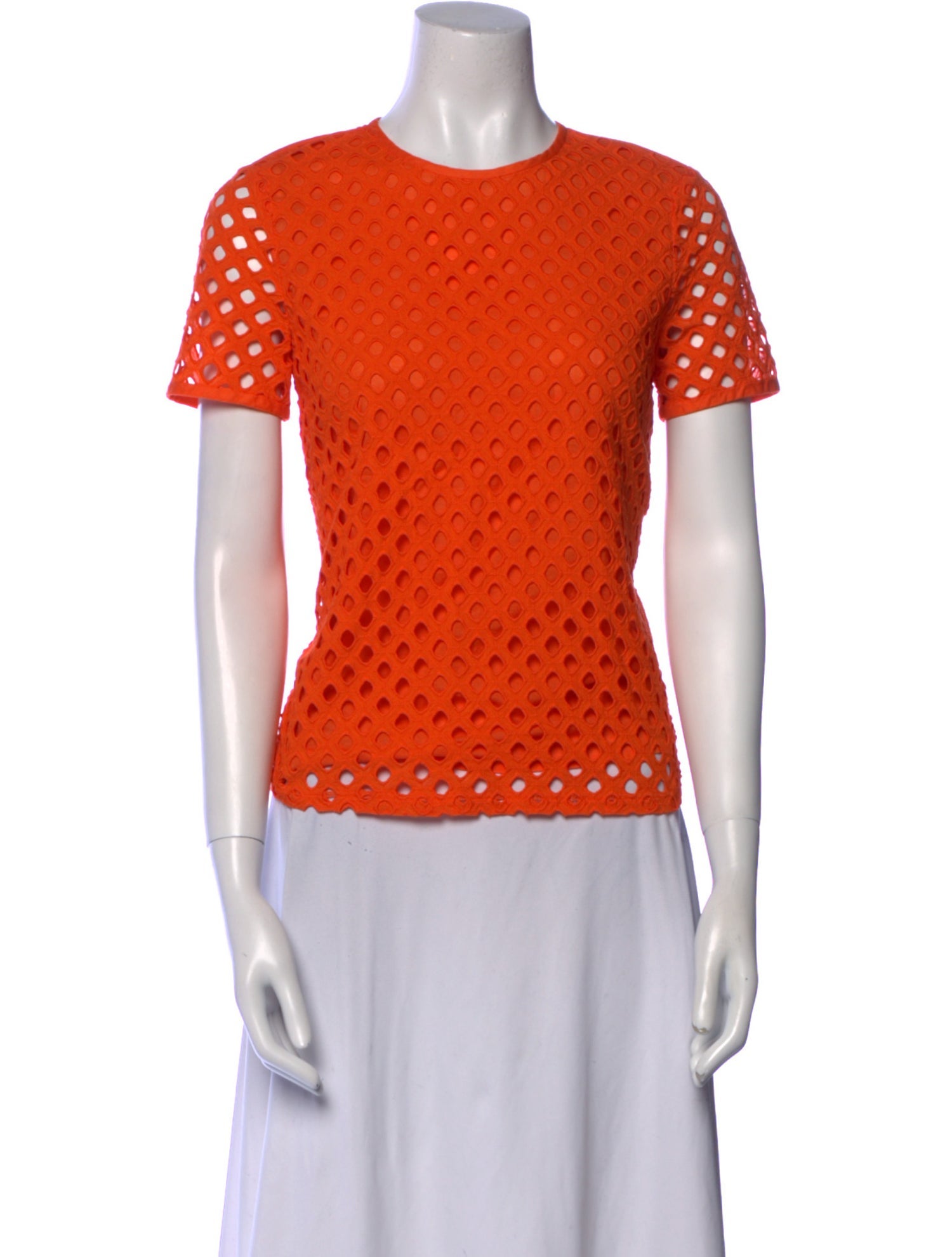 Tory Burch Crew Neck Short Sleeve T-Shirt