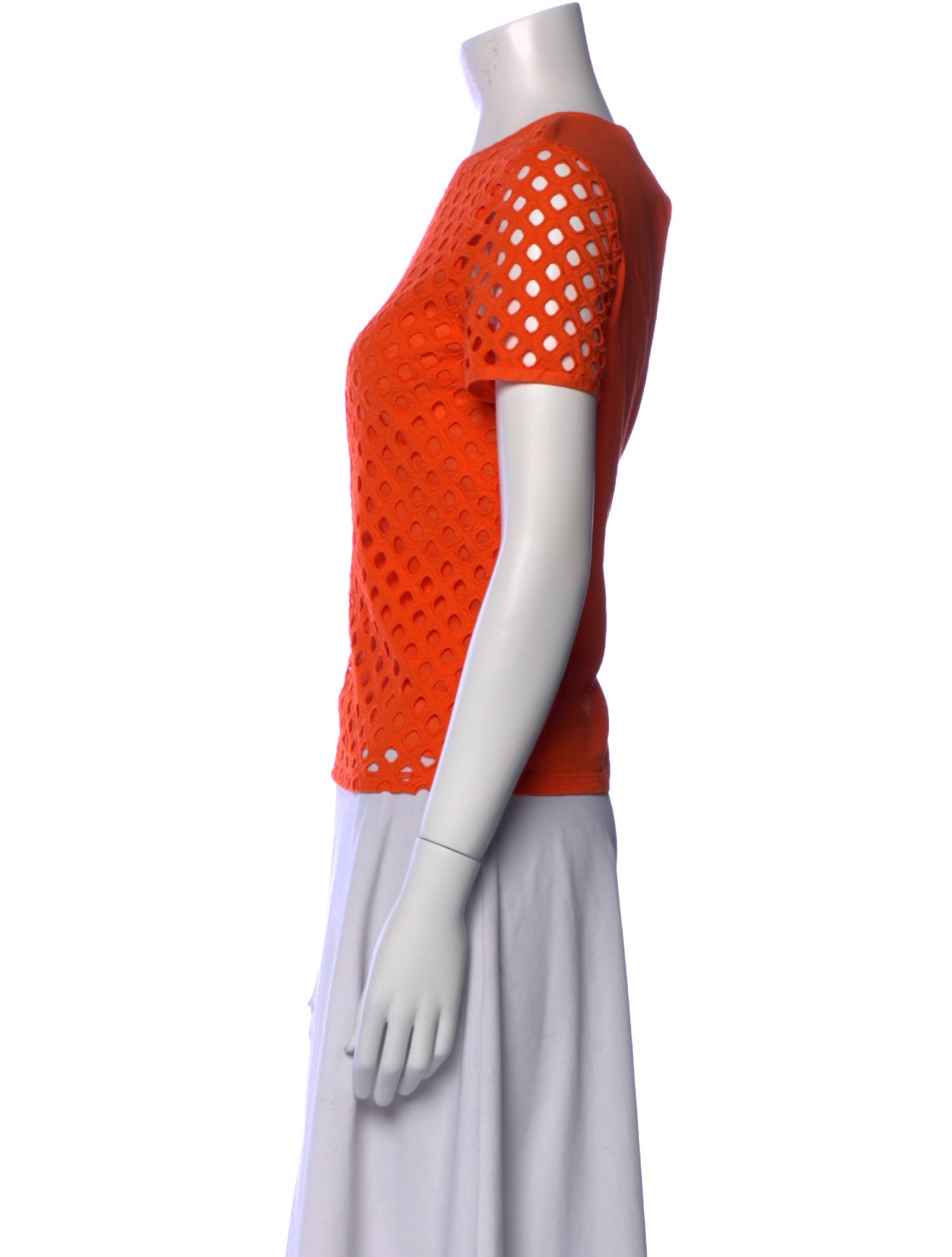 Tory Burch Crew Neck Short Sleeve T-Shirt