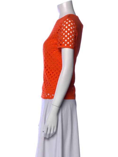 Tory Burch Crew Neck Short Sleeve T-Shirt