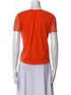 Tory Burch Crew Neck Short Sleeve T-Shirt