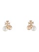 Tory Burch Faux Pearl Britten Cluster Stud Earrings