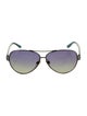Tory Burch Aviator Tinted Sunglasses