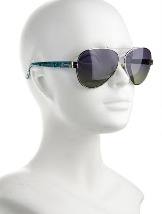 Tory Burch Aviator Tinted Sunglasses