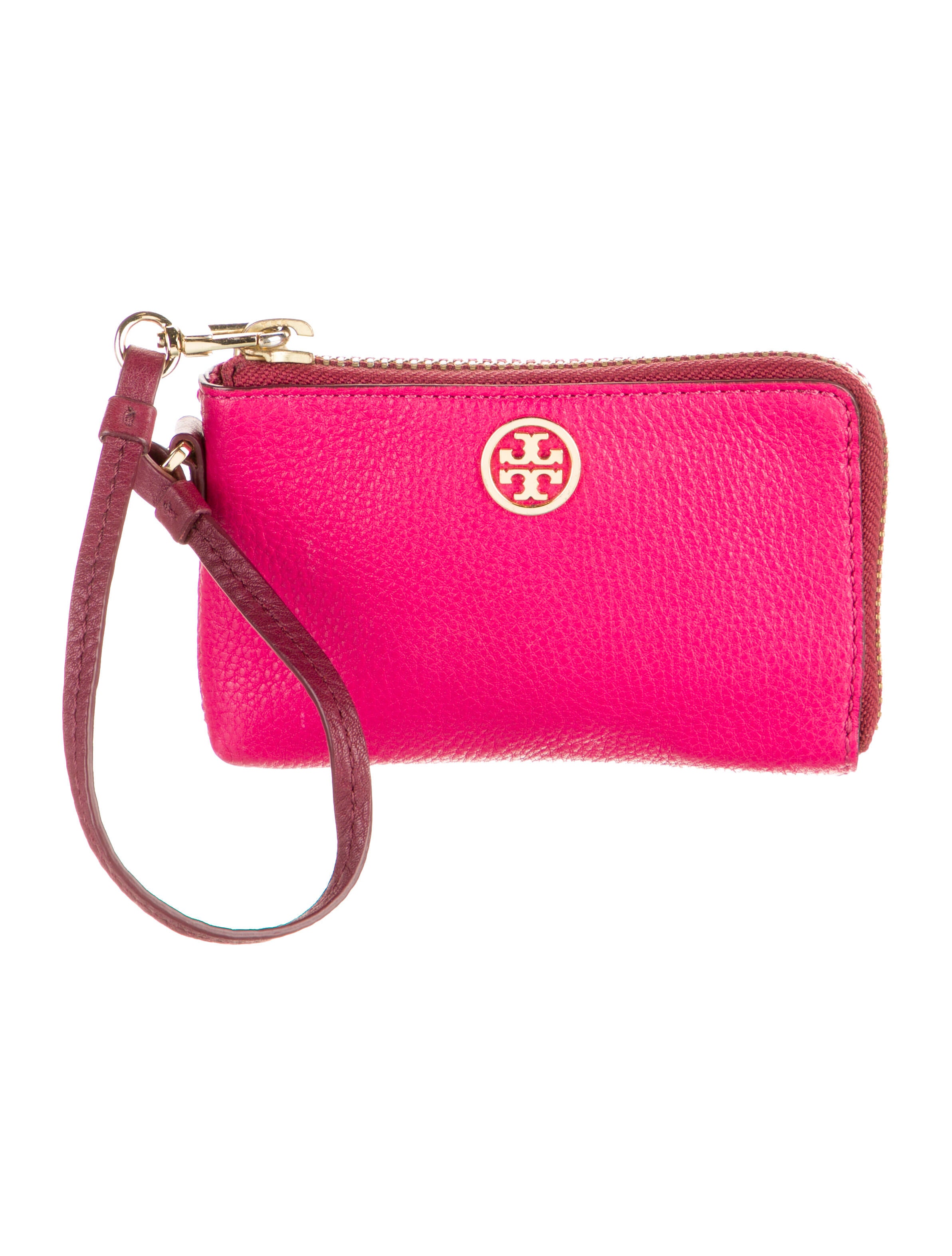 Tory Burch Leather Wristlet