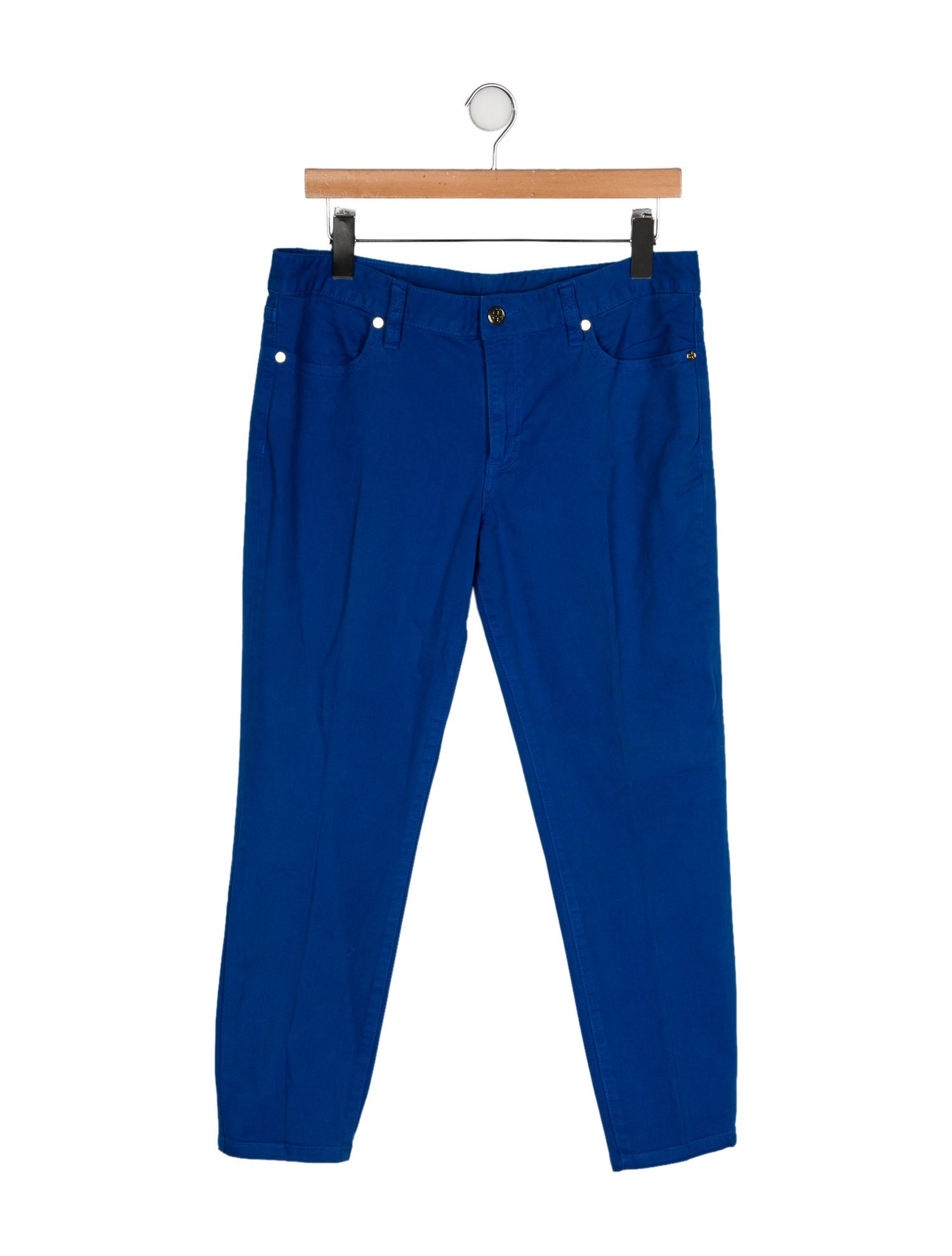 Tory Burch Mid-Rise Skinny Leg Jeans