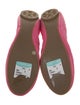 Tory Burch Leather Bow Accents Ballet Flats