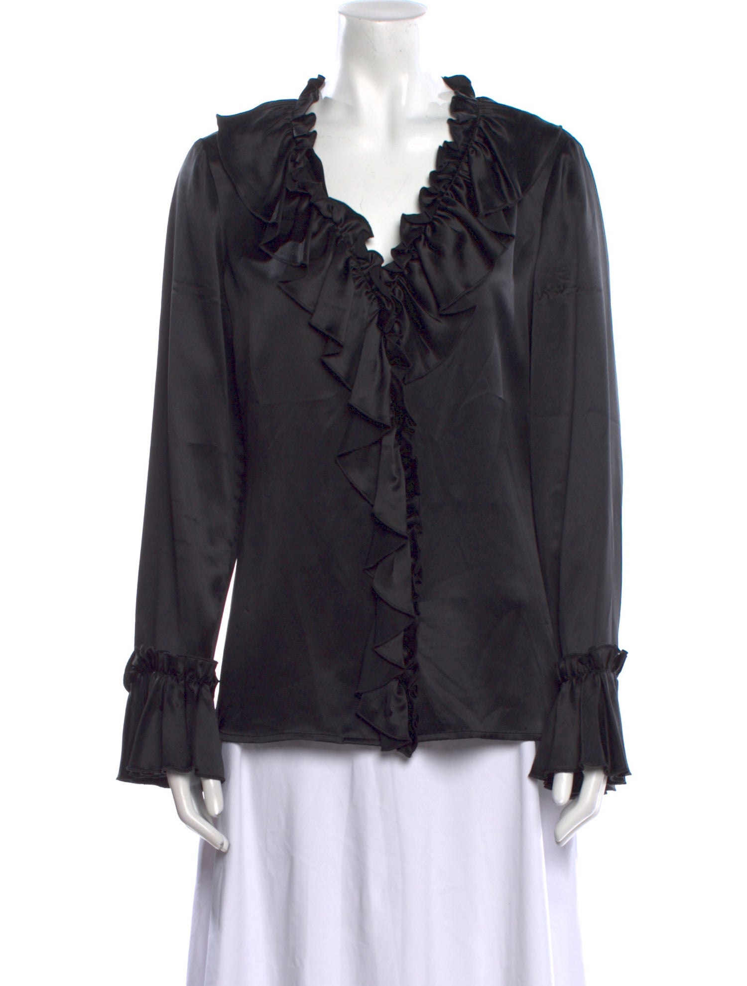 Tory Burch Silk V-Neck Blouse