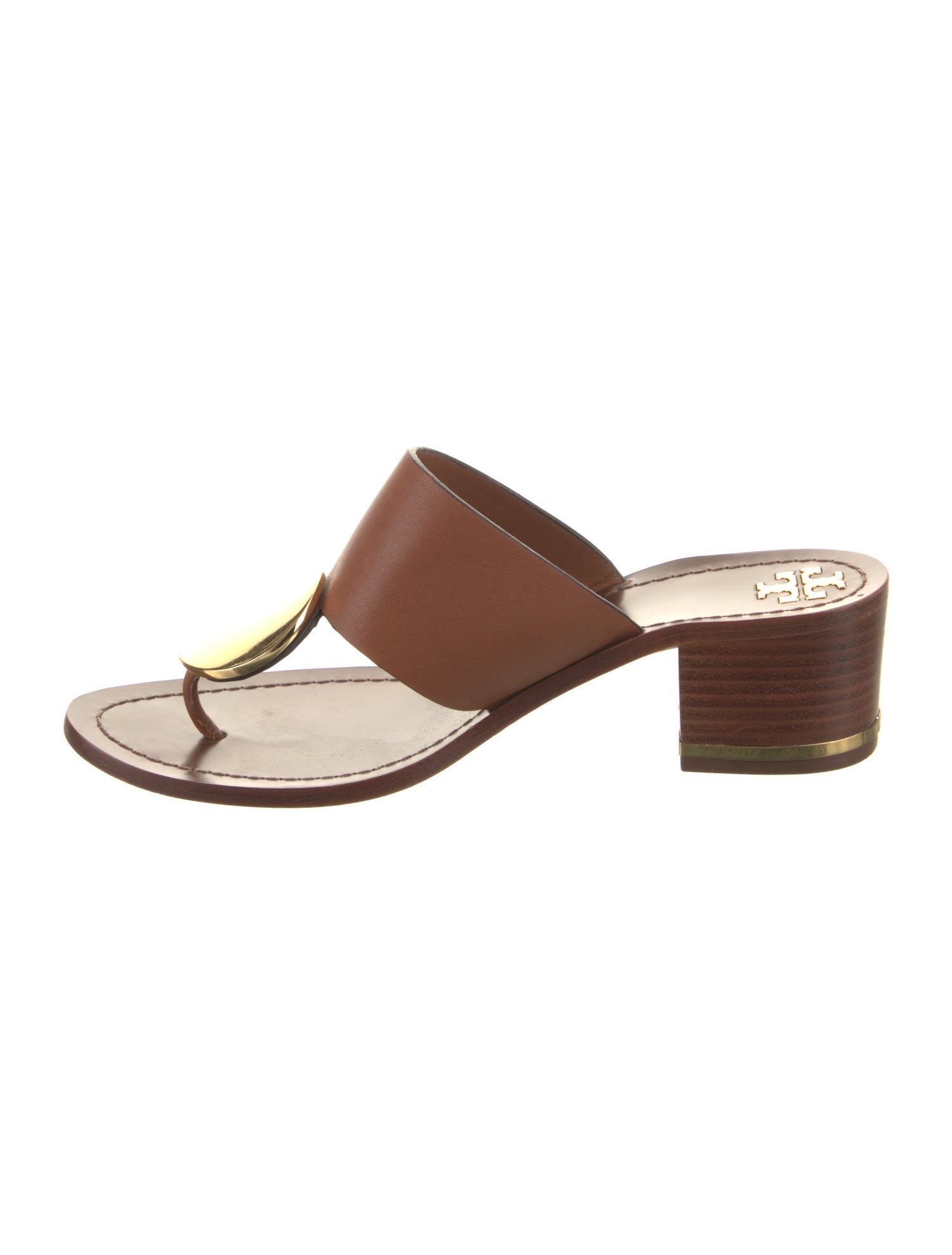 Tory Burch Leather Slides