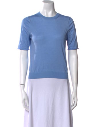 Tory Burch Wool Crew Neck T-Shirt