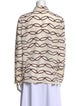 Tory Burch Printed Long Sleeve Button-Up Top