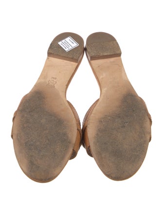 Tory Burch Leather Slides