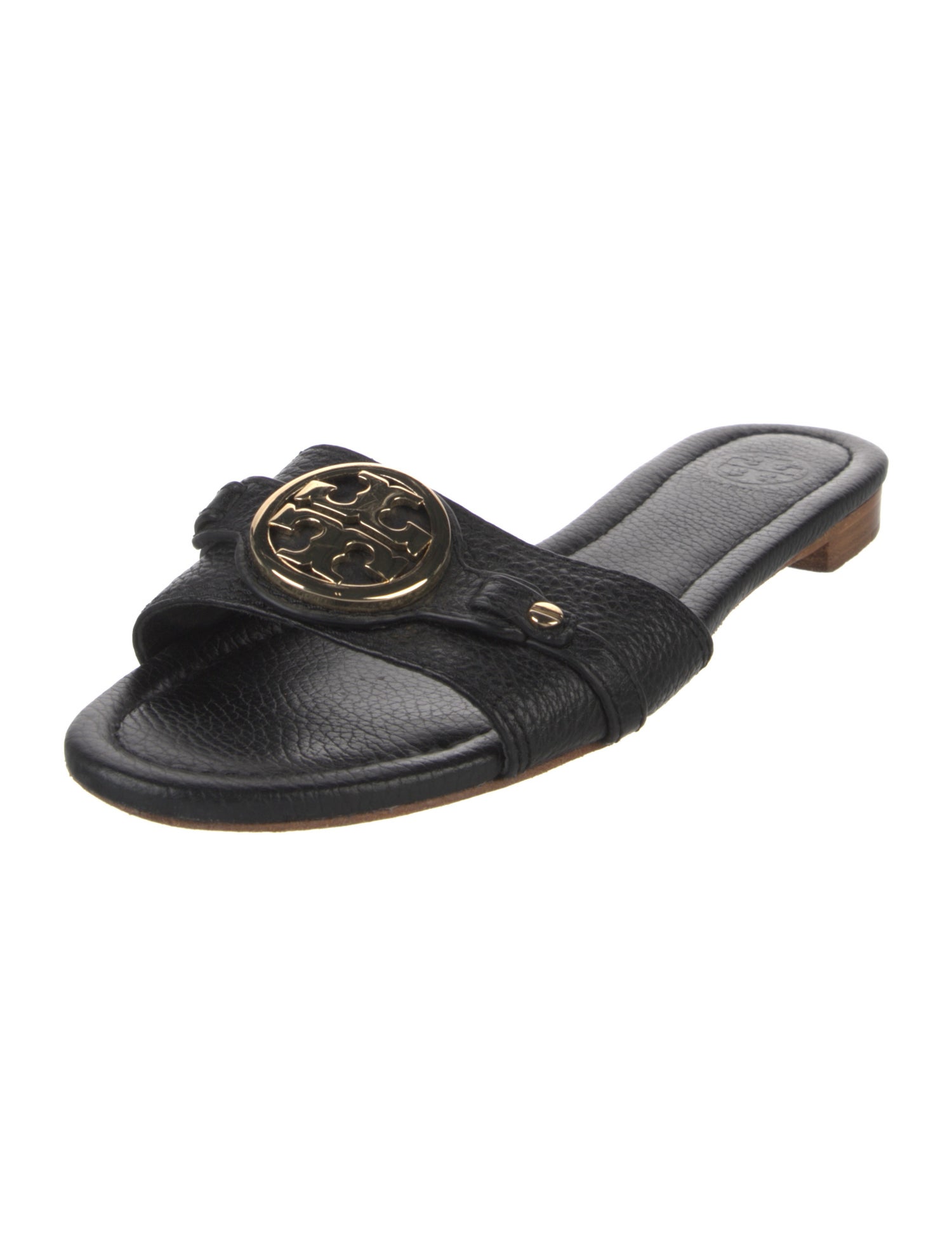 Tory Burch Leather Slides