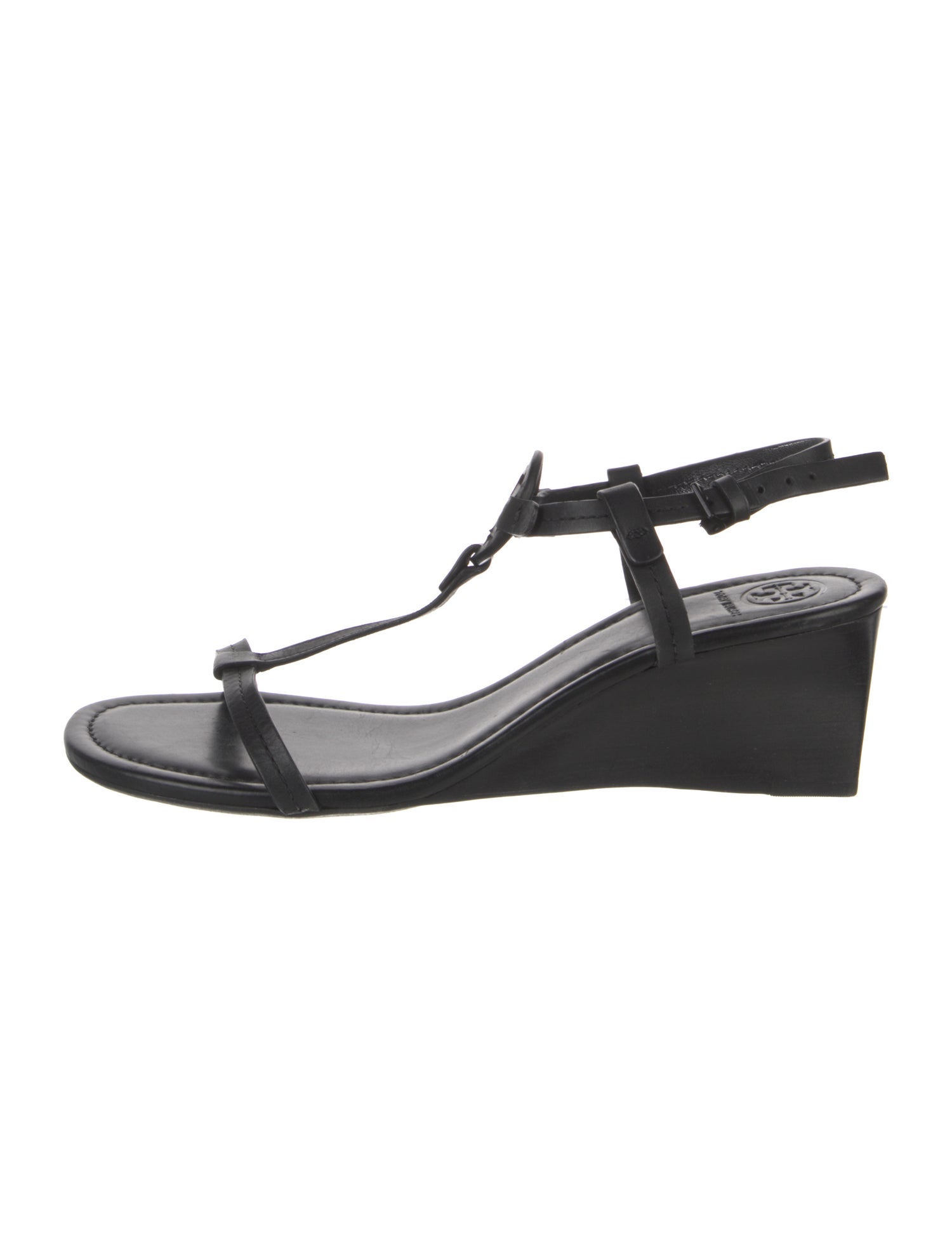 Tory Burch Leather T-Strap Sandals