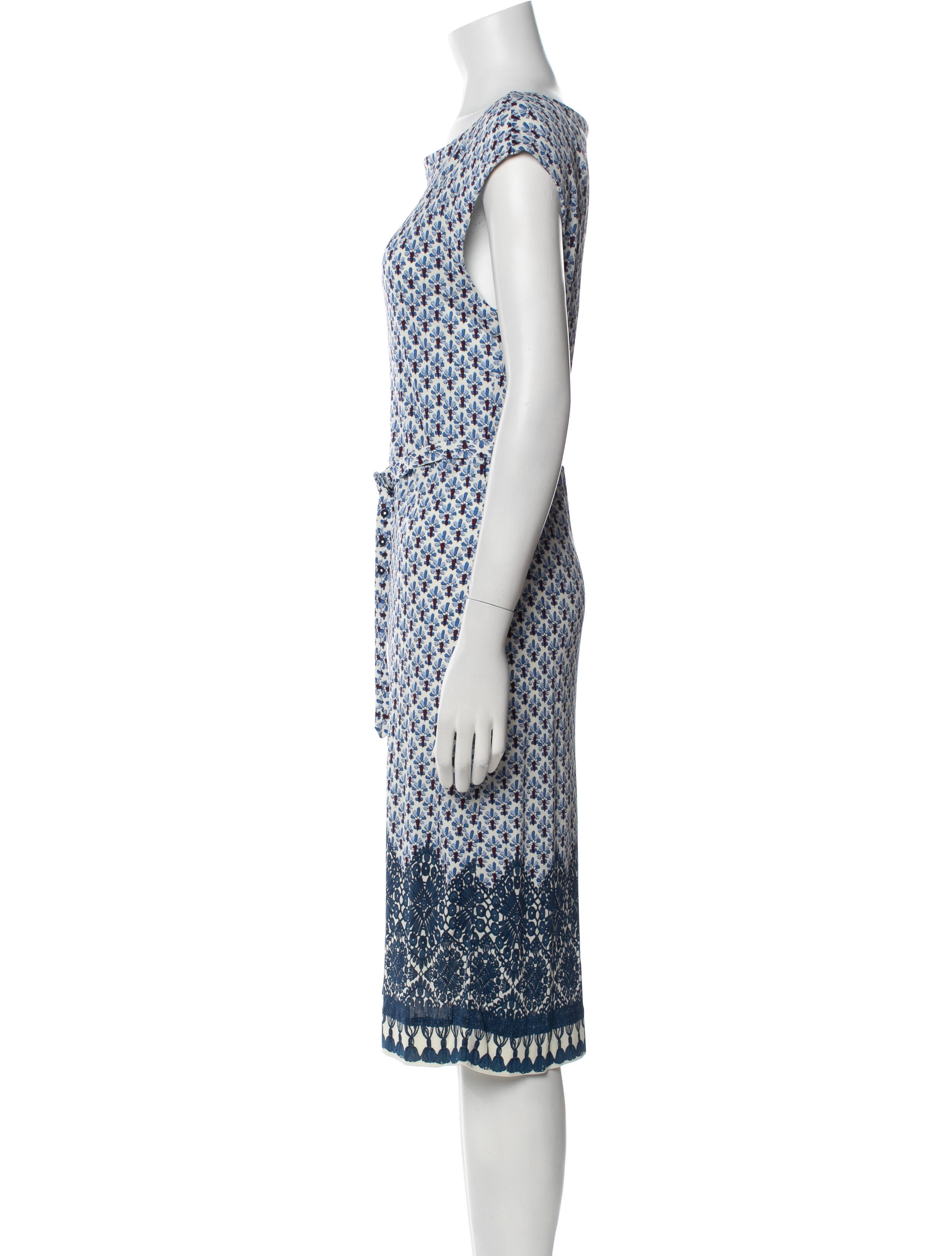 Tory Burch Printed Knee-Length Dress