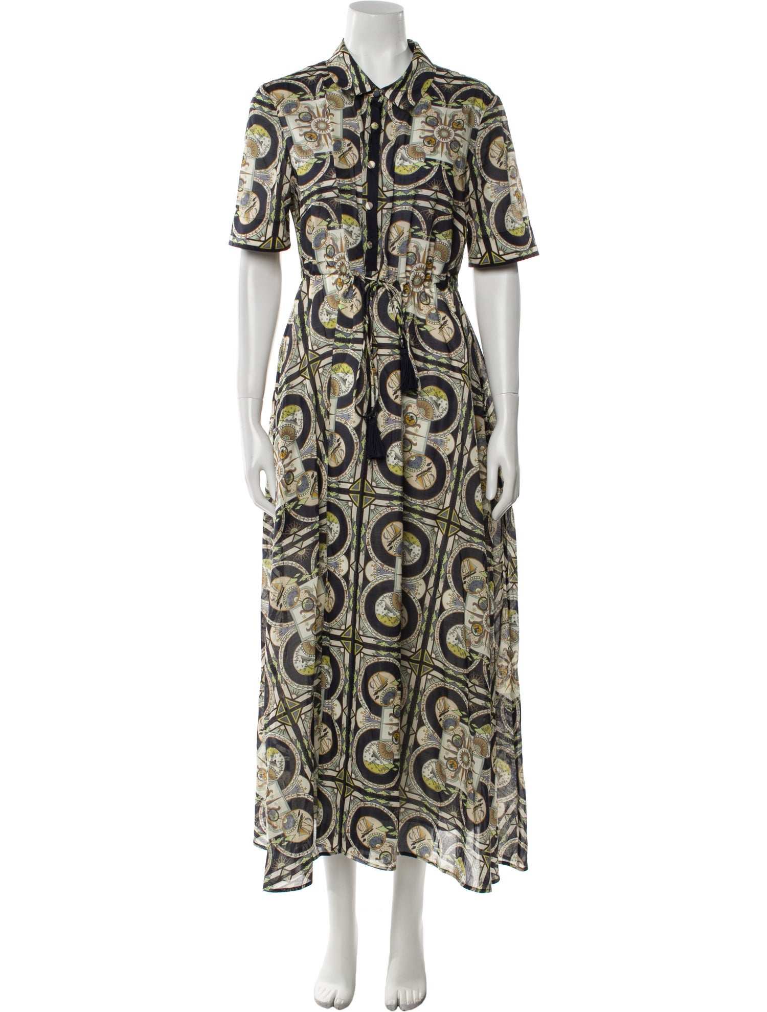 Tory Burch Paisley Print Long Dress