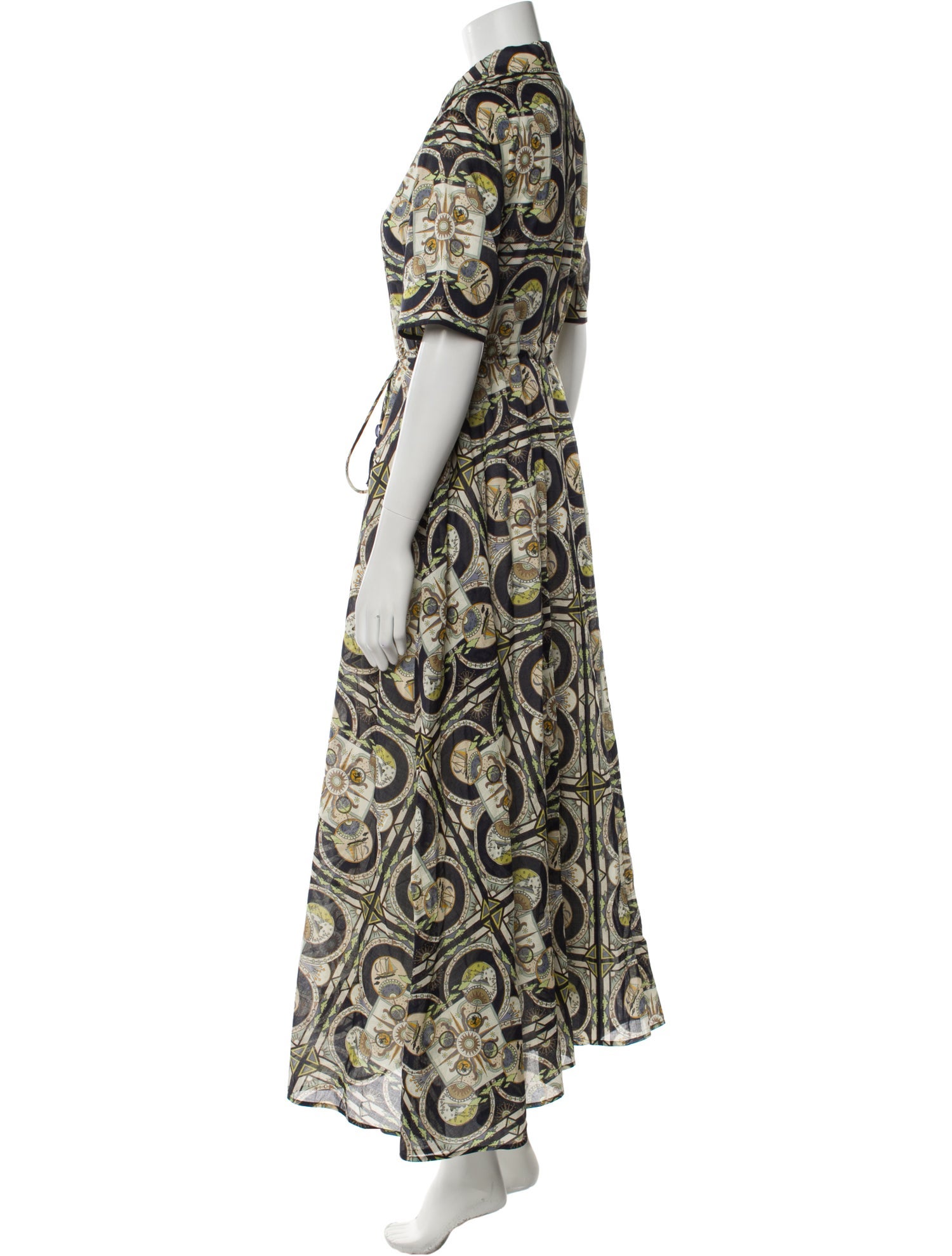 Tory Burch Paisley Print Long Dress