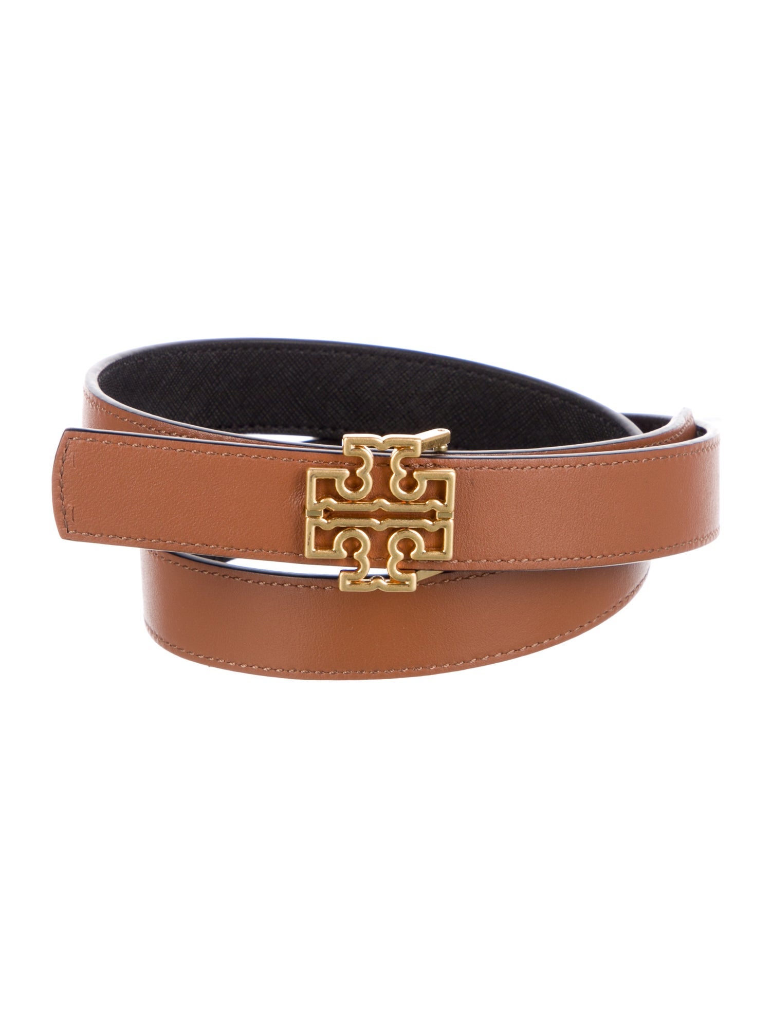 Tory Burch Skinny Leather Belt