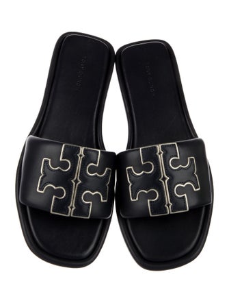Tory Burch Leather Slides