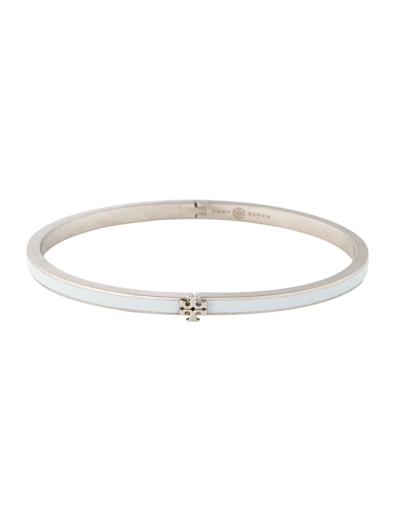 Tory Burch Enamel Thin Kira Bangle Bracelet