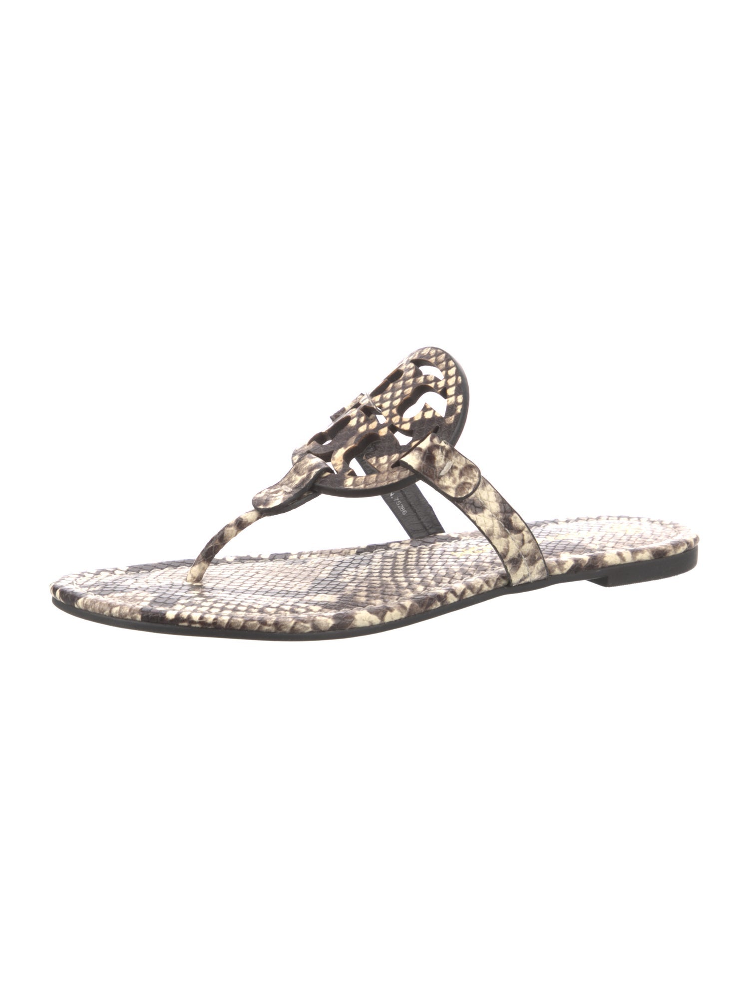 Tory Burch Leather Animal Print Espadrilles