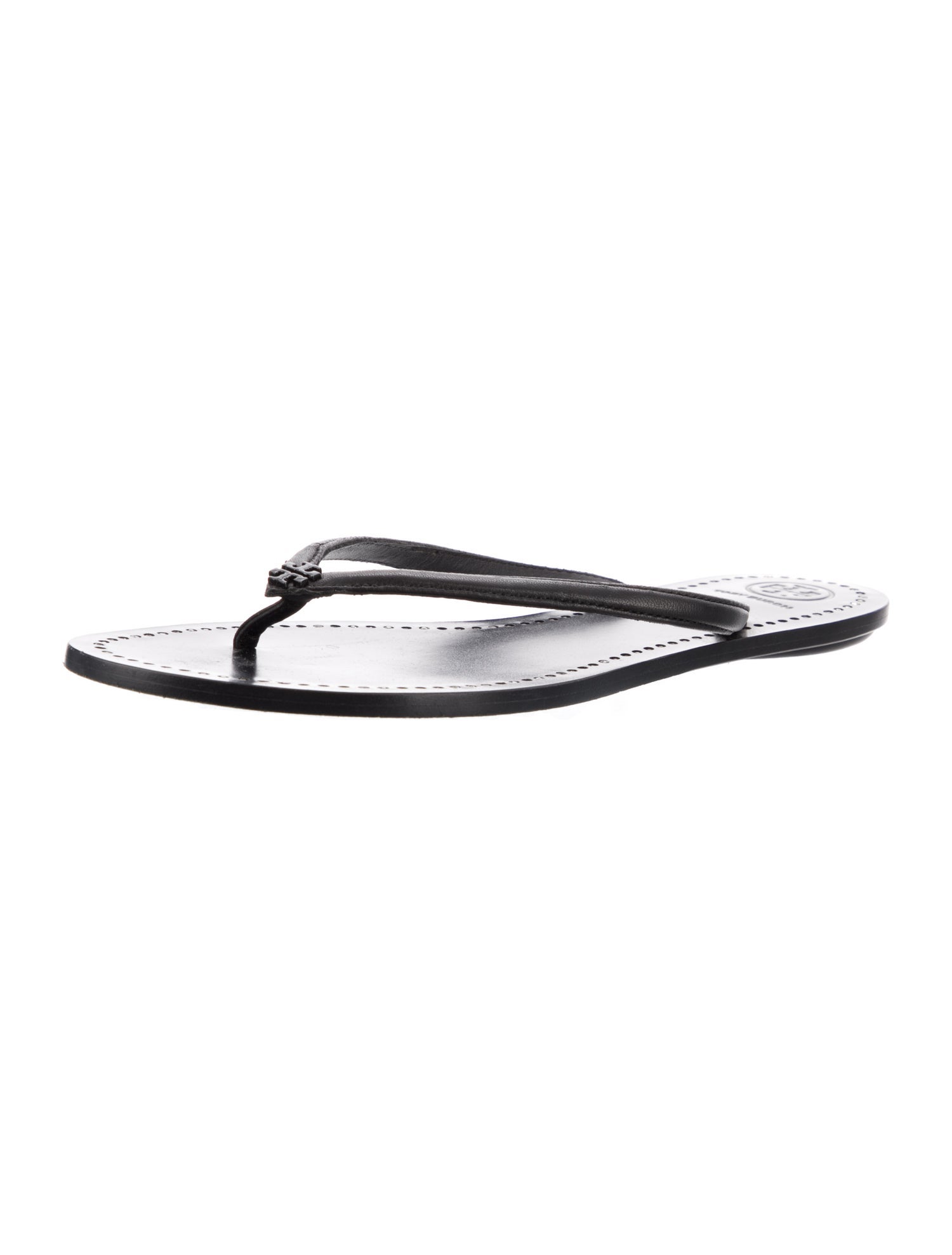 Tory Burch Leather Flip Flops