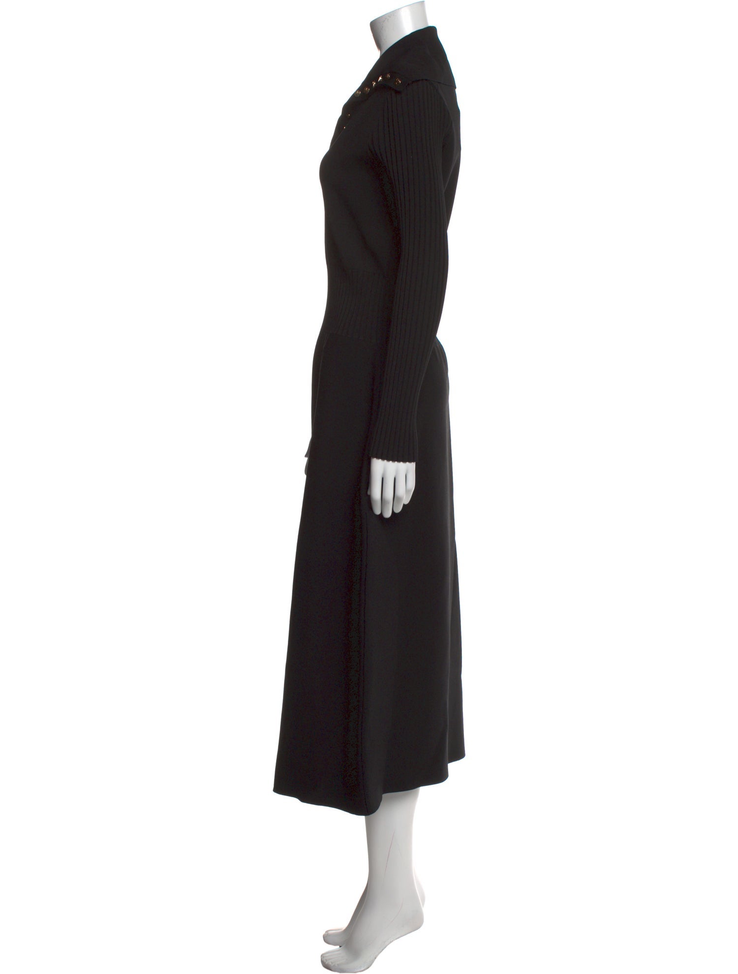 Tory Burch Mock Neck Long Dress