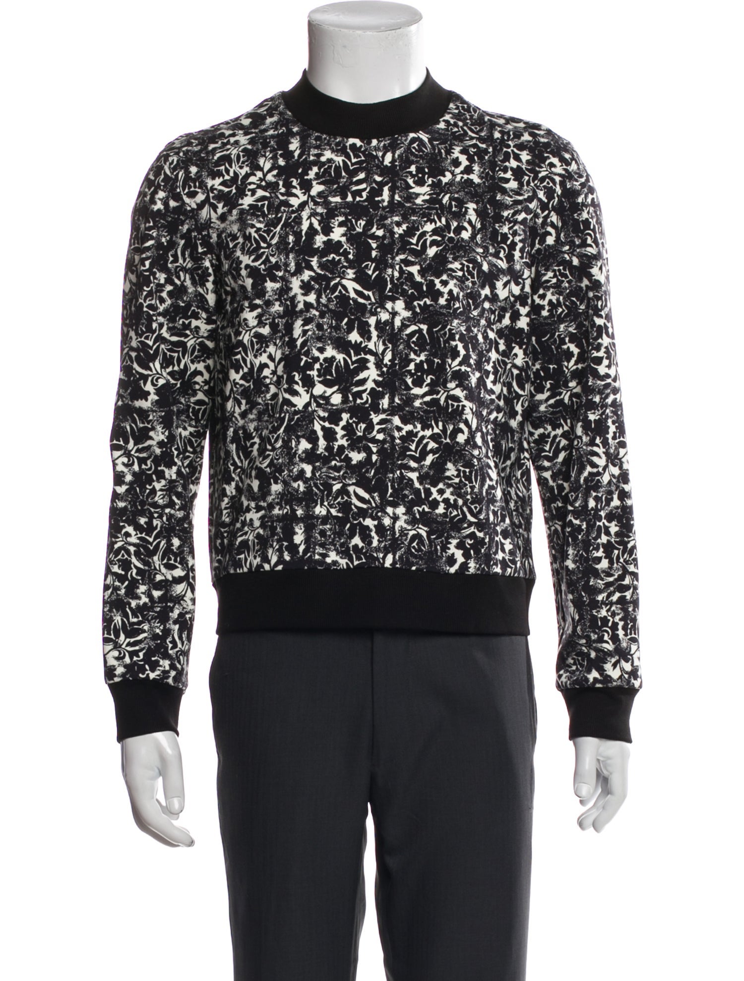 Tory Burch Printed Mock Neck Sweatshirt
