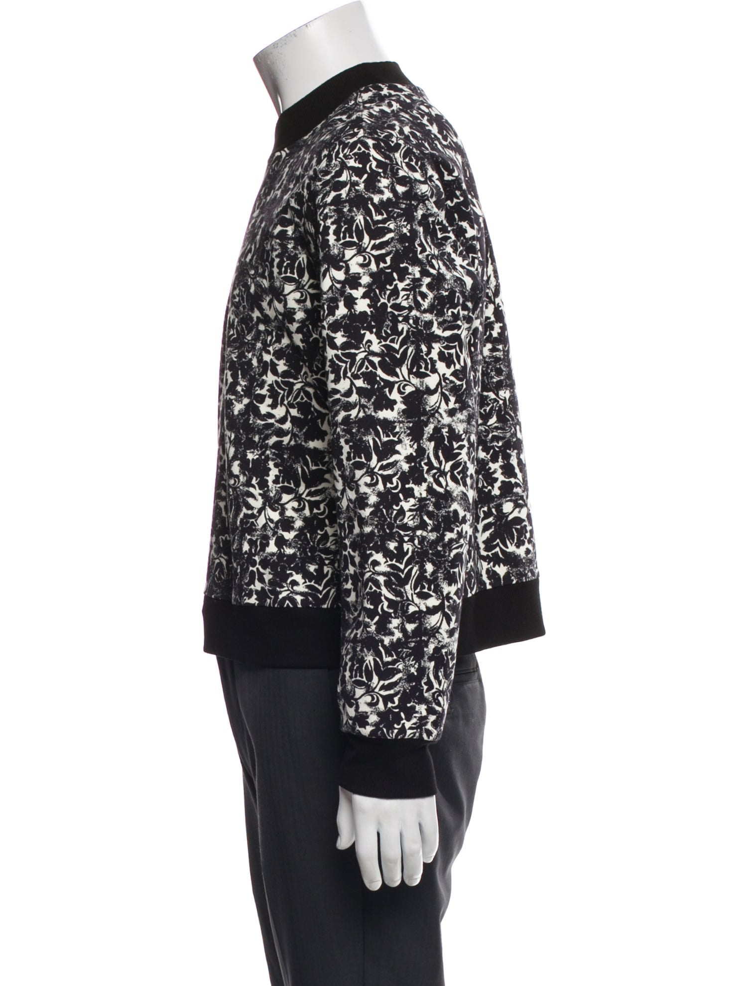 Tory Burch Printed Mock Neck Sweatshirt