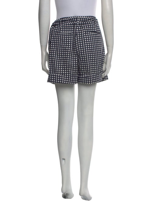 Tory Burch Plaid Print Mini Shorts