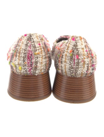 Tory Burch Tweed Tweed Pattern Pumps