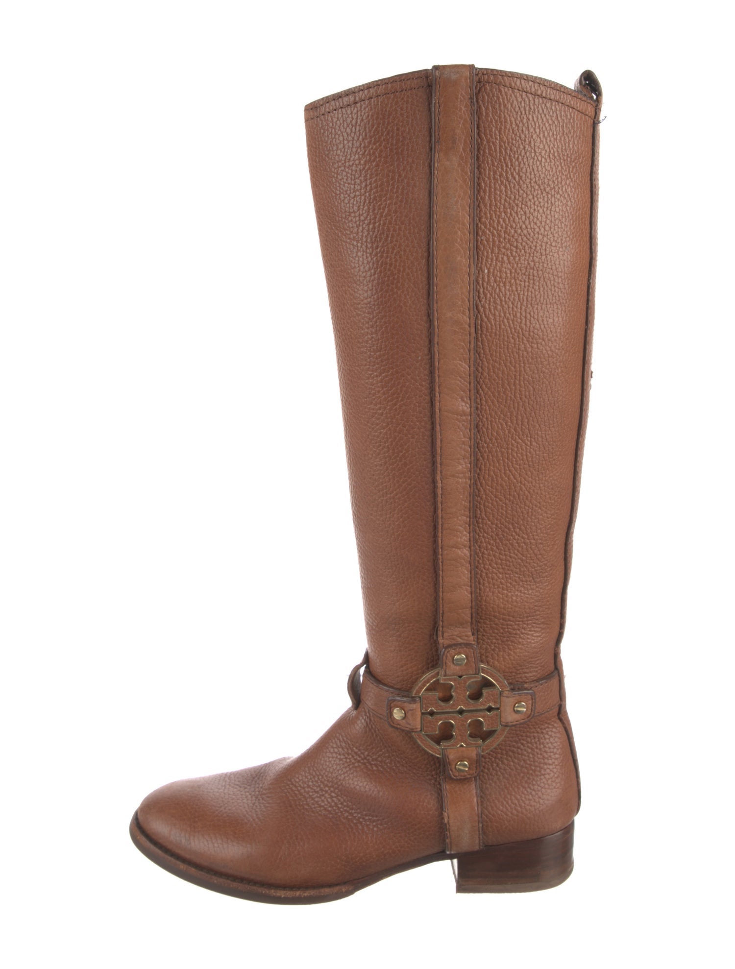Tory Burch Leather Riding Boots