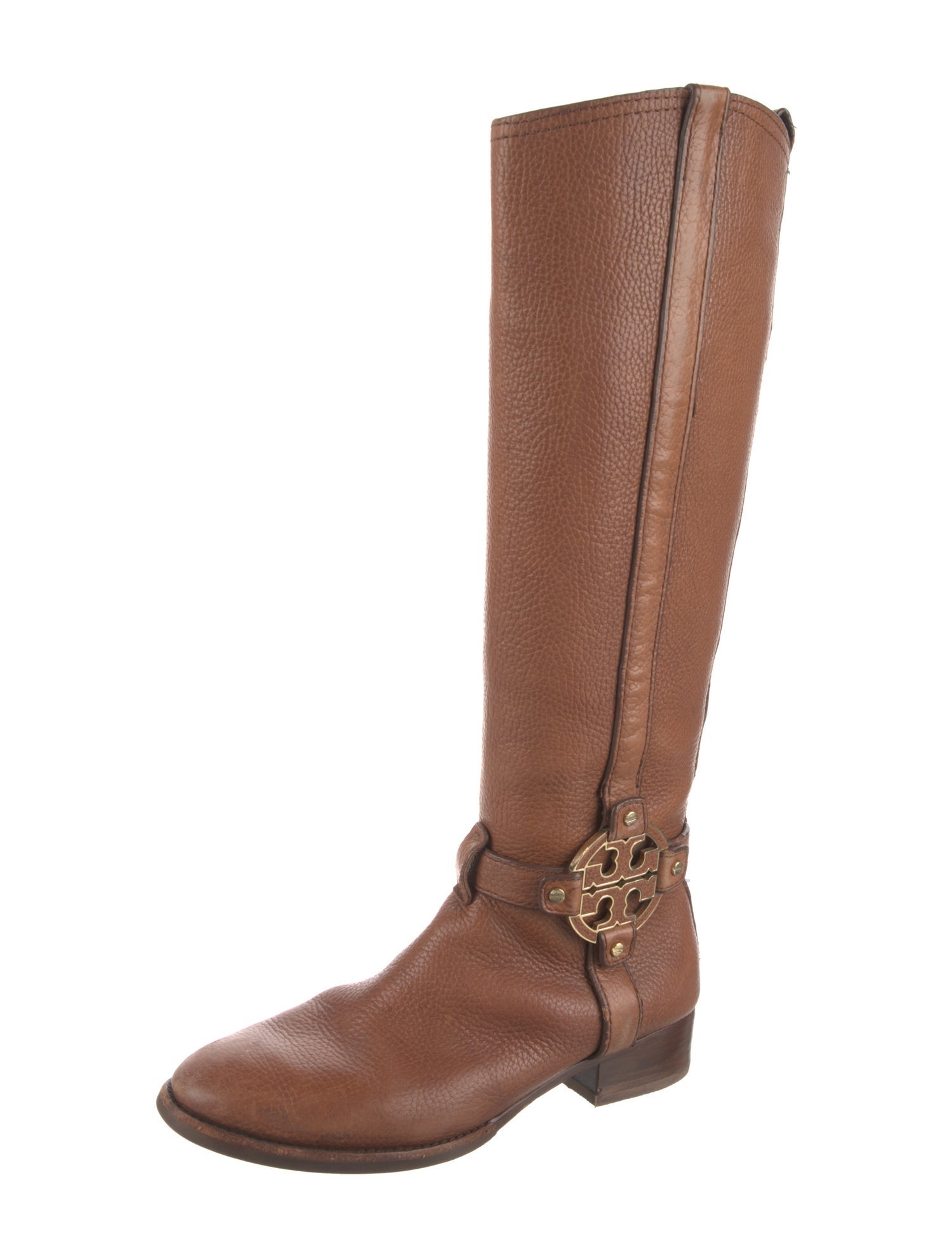 Tory Burch Leather Riding Boots