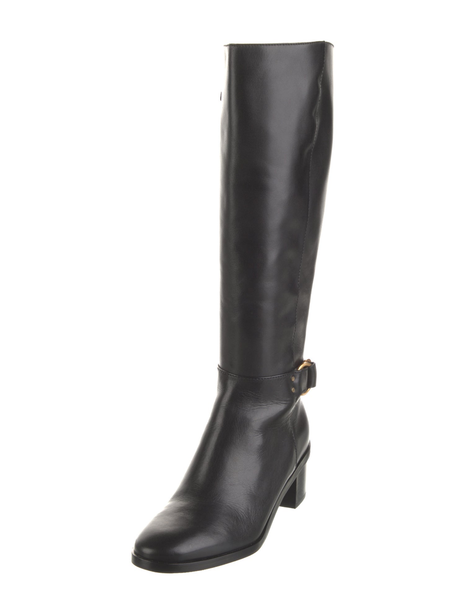 Tory Burch Leather Riding Boots