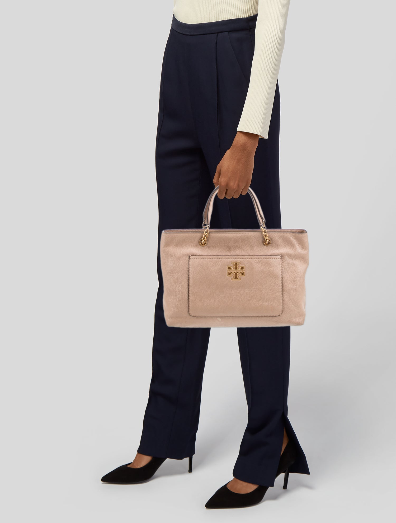 Tory Burch Leather Top Handle Bag