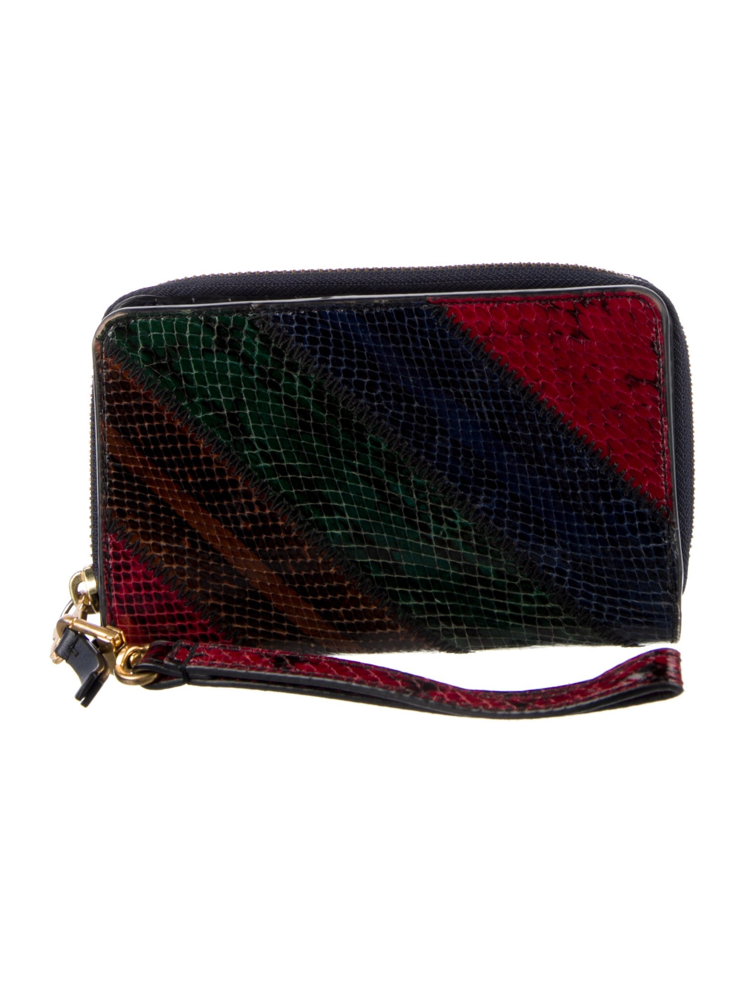 Tory Burch Leather Printed Wristlet