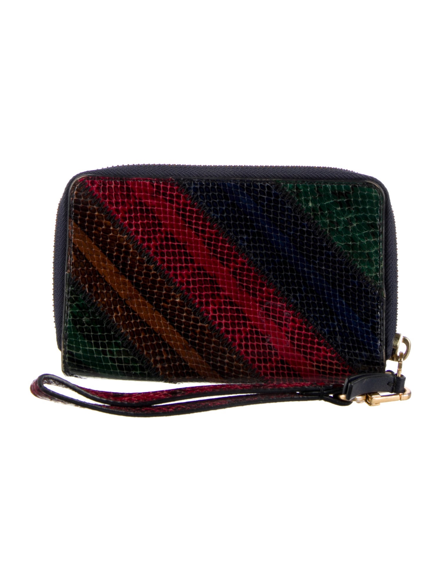 Tory Burch Leather Printed Wristlet