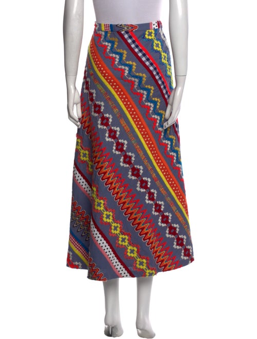 Tory Burch Printed Midi Length Skirt