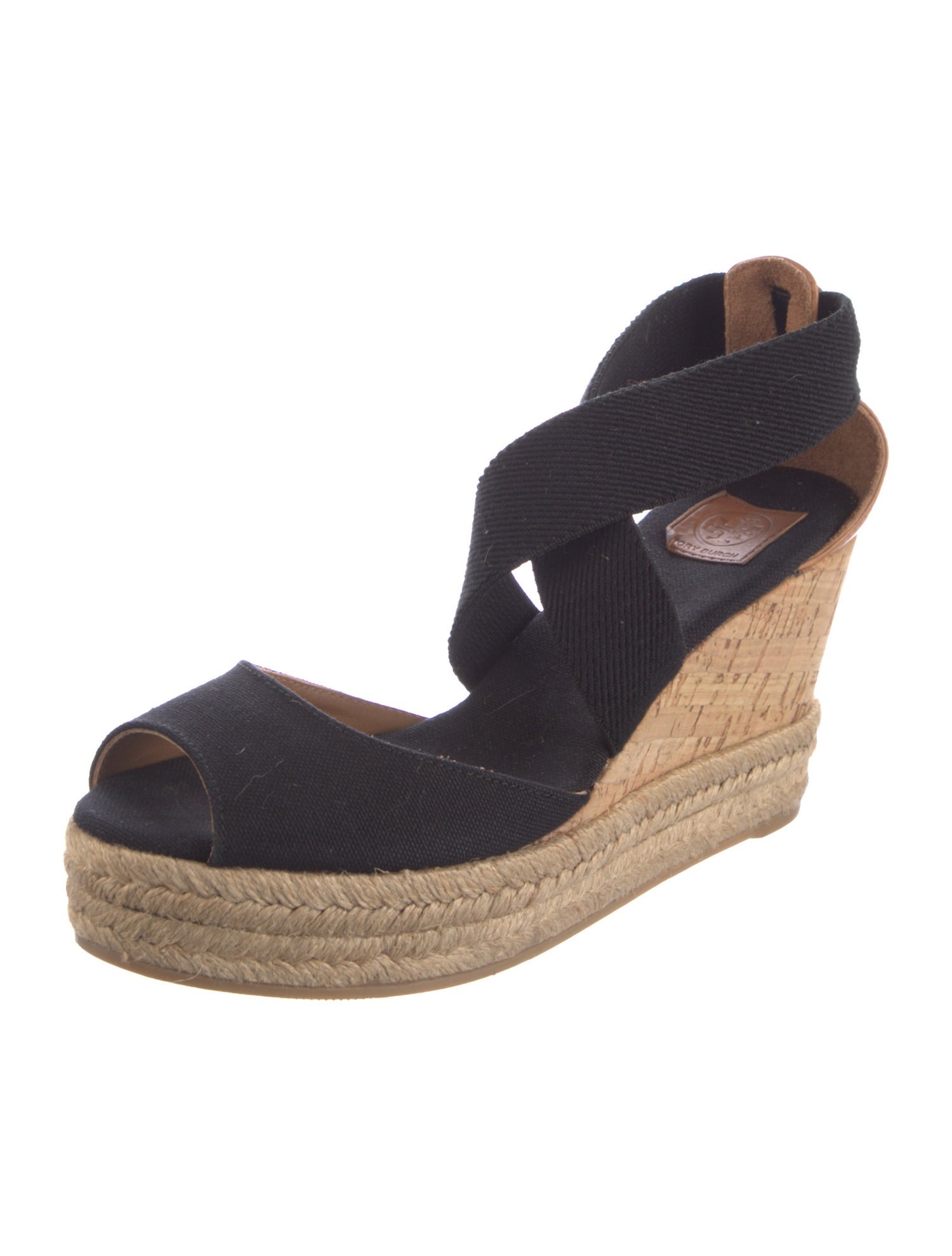 Tory Burch Canvas Braided Accents Espadrilles