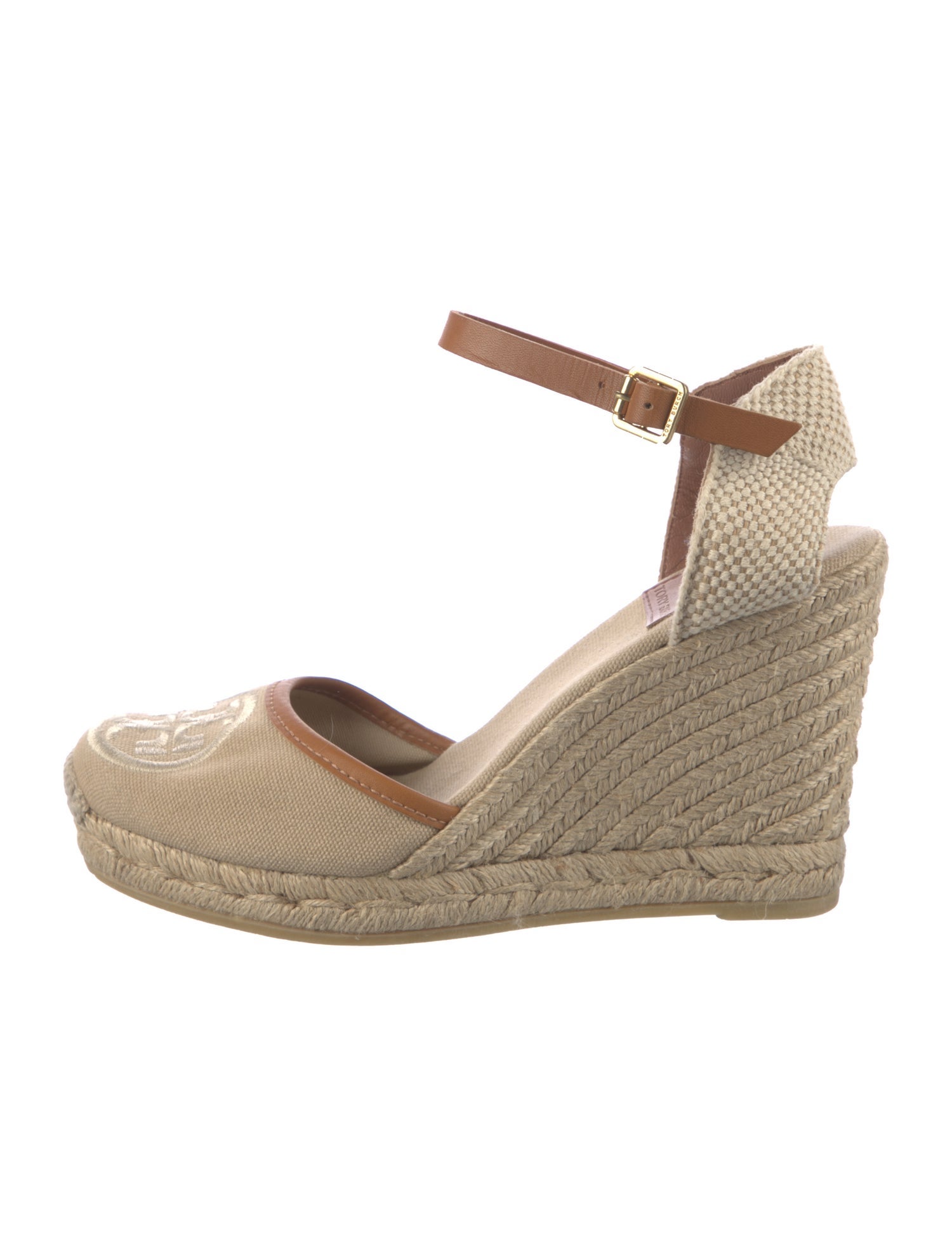 Tory Burch Canvas Slingback Pumps