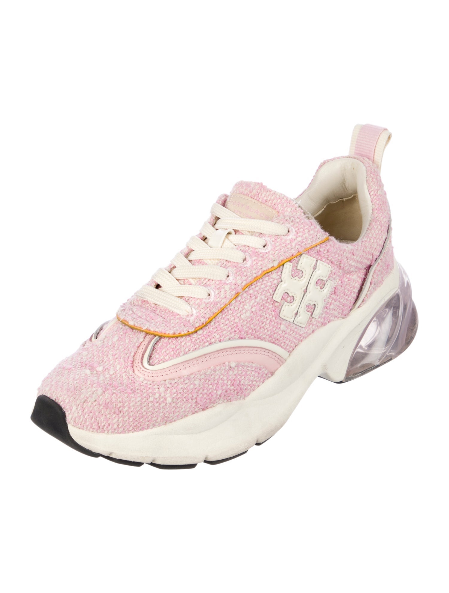 Tory Burch Tweed Chunky Sneakers