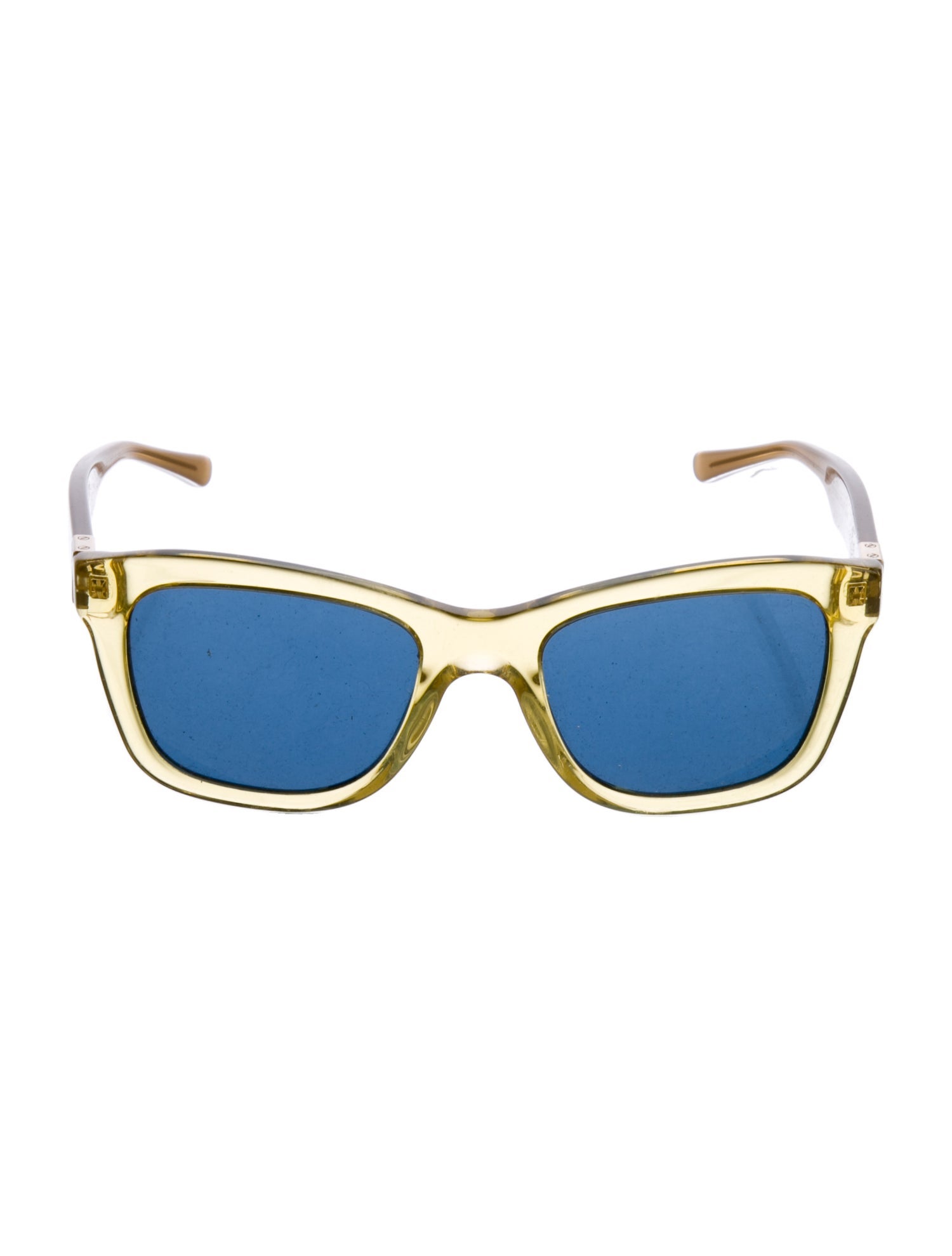 Tory Burch Signature Logo Wayfarer Sunglasses