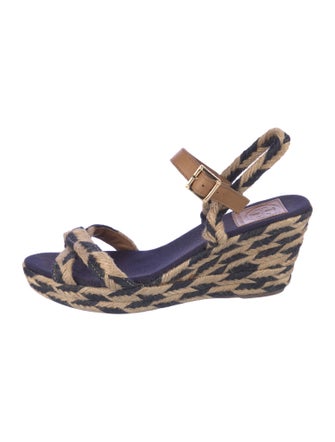 Tory Burch Jute Patterned Espadrilles