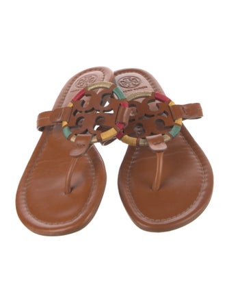 Tory Burch Leather Slides