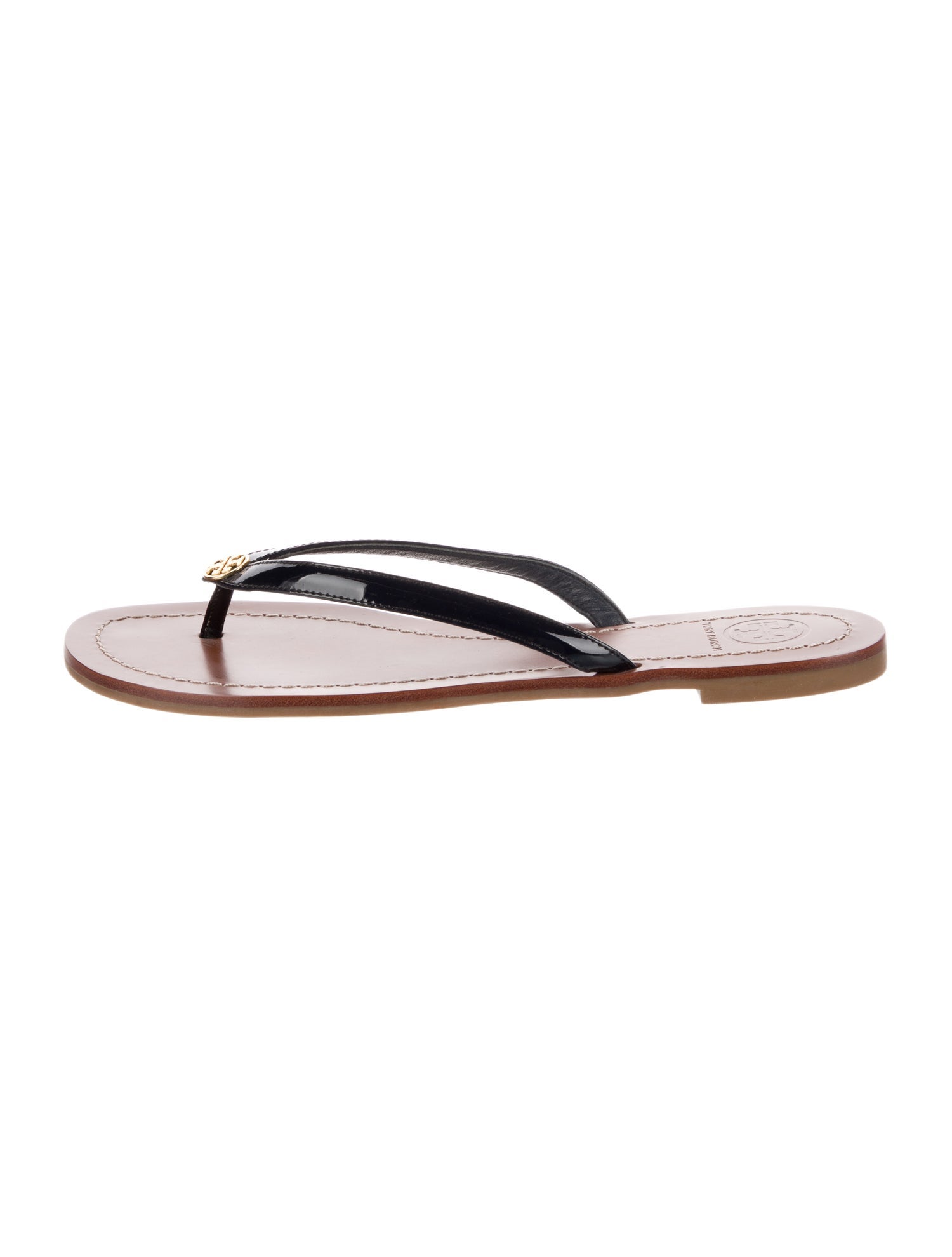 Tory Burch Patent Leather Slides